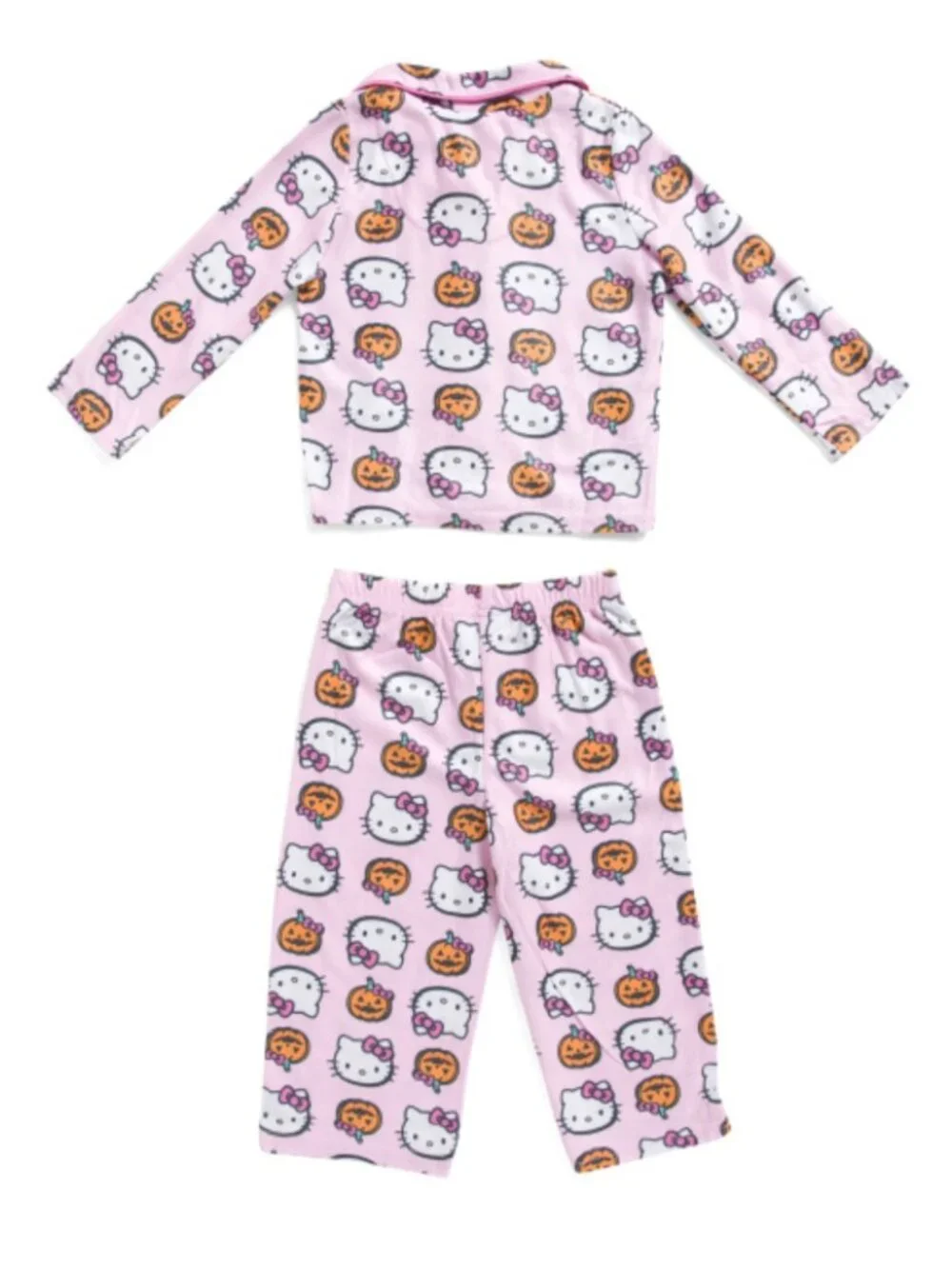 NWT HELLO KITTY Girls 2pc Hello Kitty Halloween Pajama Top & Matching Pants Set